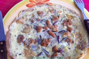 Omletă cu jumări, ceapă şi oregano