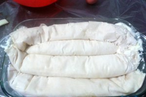Placinta sarata cu telemea si oregano
