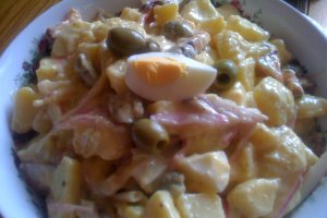 Salata de cartofi cu bacon