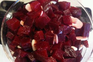 Salata de sfecla rosie