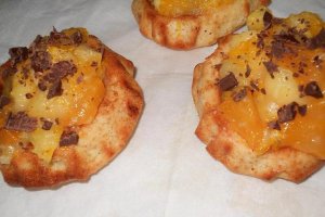 Mini tarte cu mar si portocala