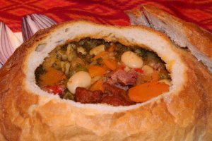 Ciorba de fasole boabe cu tarhon