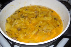 Tortilla cu ciuperci