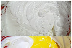 Pandişpan cu frişcă ,şerbet de ciocolată şi mascarpone
