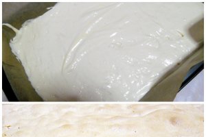 Pandişpan cu frişcă ,şerbet de ciocolată şi mascarpone