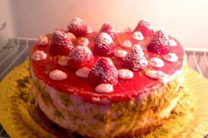 Tort inima de capsuni (fara lapte)