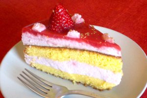 Tort inima de capsuni (fara lapte)