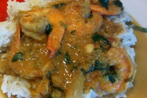 Creveti in curry
