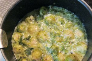 Saltimbocca cu capere si verzisoare de Bruxelles