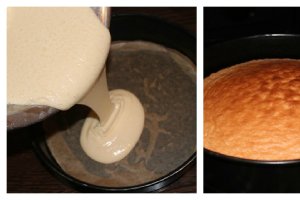 Prajitura dulce-acrisoara cu mousse de lamaie