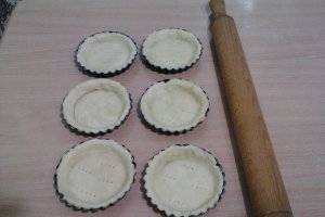 Mini tarte cu ciuperci si carne de pui