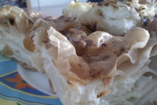 Placinta cu branza dulce si caise deshidratate