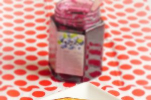 Cheesecake cu dulceata de afine