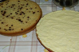 Tort cu crema de portocale