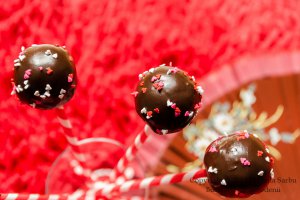 Cake pops de Valentine's Day