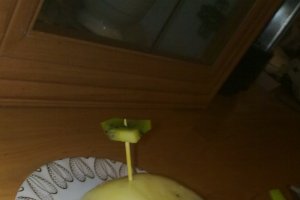 Budinca de vanilie cu fructe