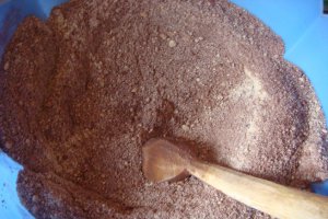 Rulada de biscuiti cu crema de cocos