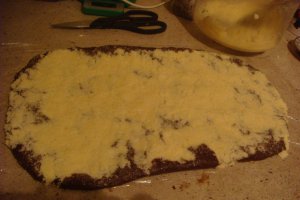 Rulada de biscuiti cu crema de cocos