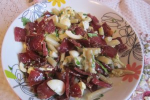 Salată de sparanghel cu jambon