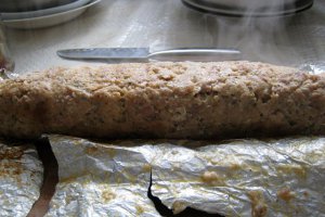 Rulada de curcan cu oua (“cas de carne”)