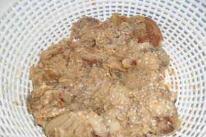 Salata de vinete cu ardei copti