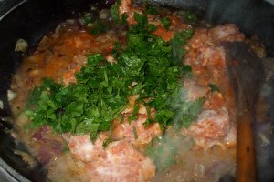 Pasta asciutta (paste cu carne si branza la cuptor)