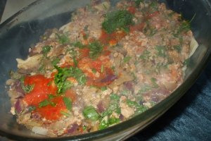Pasta asciutta (paste cu carne si branza la cuptor)