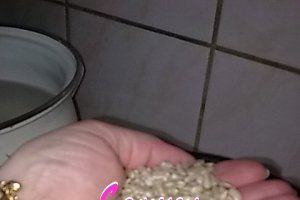 Orez salbatic cu miez de floarea soarelui si copane de pui