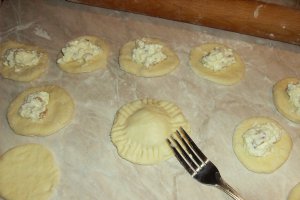 Gogosi umplute, la cuptor