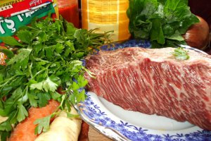 Ciorba de vitel cu legume si perisoare