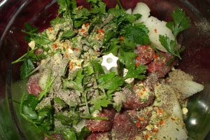 Ciorba de vitel cu legume si perisoare