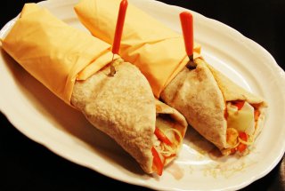 Lipii cu faina integrala umplute cu legume