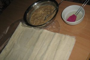 Strudel cu mere si orez cu lapte