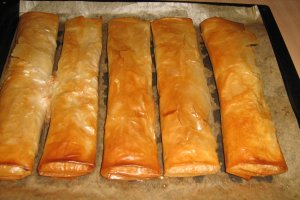 Strudel cu mere si orez cu lapte