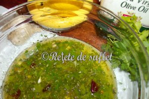 Fructe de mare marinate in lamaie si usturoi cu pasta marinara