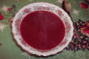 Supa crema de sfecla rosie