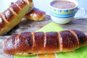 Pariziene cu crema de ciocolata sau gem cu nuca