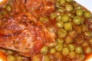 Mancare de mazare cu ciocanele