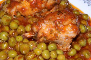 Mancare de mazare cu ciocanele