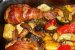 Pulpite-n bacon cu garnitura de legume la cuptor-4
