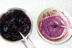 Prajitura cu mousse de afine