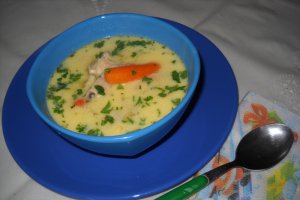 Ciorba de pui a la grec