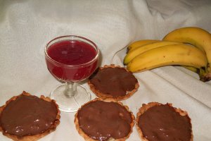 Minitarte cu banane