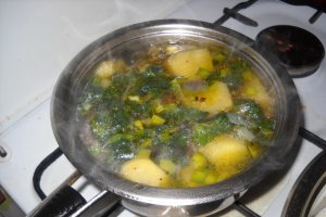 Supa crema de urzici