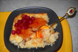 Budinca de orez cu pere