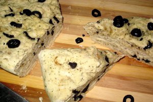 Focaccia cu masline