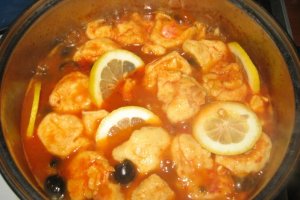 Papricas de pui cu masline