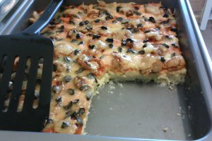 Pizza cu blat de conopida