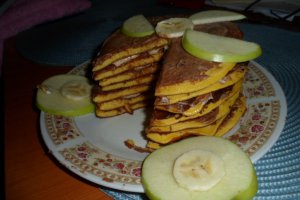 Pancakes cu Finetti si banane