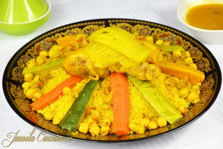 Couscous marocan cu pui (reteta video)